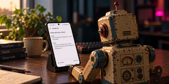 Specgetty on Droid: je OpenSpec-changes beoordelen op je telefoon