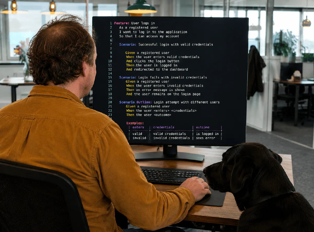 Voorstel: specificatiedocument met requirements en scenario-checklists op scherm