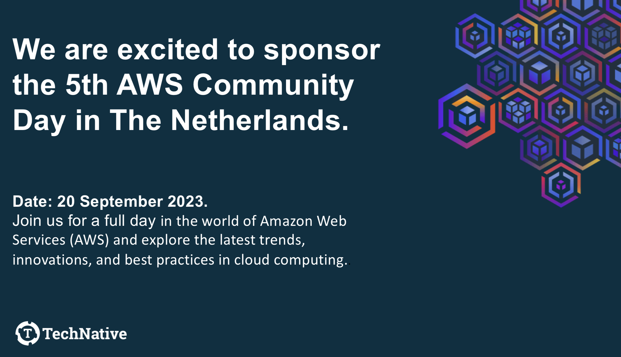 TechNative is official sponsor of the AWS Community Day 2023 in NL